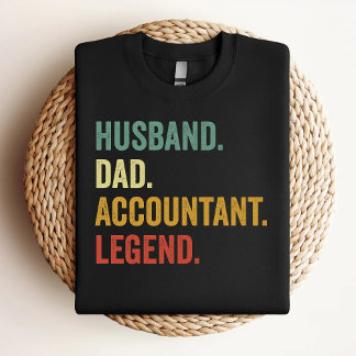 Makehus Pappa Redovisning Legend Rolig Redovisning T Shirt