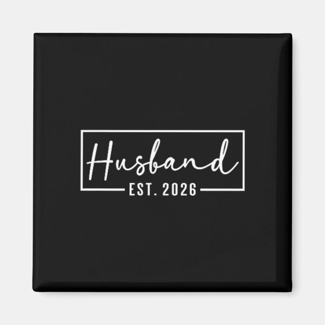 Makehusband 2026 Nygift Par Bröllop Smekmånad Magnet (Framsidan)