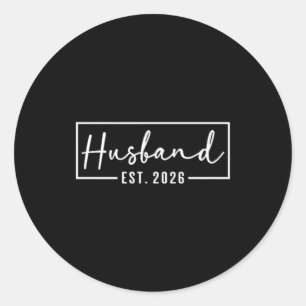 Makehusband 2026 Nygift Par Bröllop Smekmånad Runt Klistermärke
