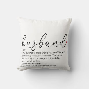 Makehusband Definition Skript Rött Kärlekshjärta Kudde