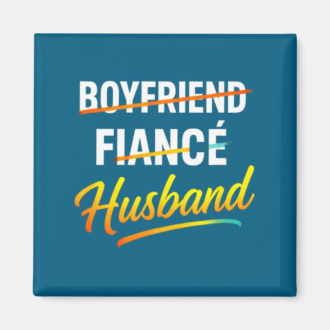 Makehusbojkvän fästman Makehumor Magnet (Framsidan)