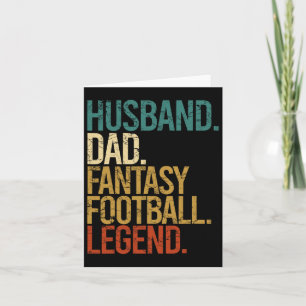 Makehuslegend Fantasy Football Roligt Mans Retro Kort