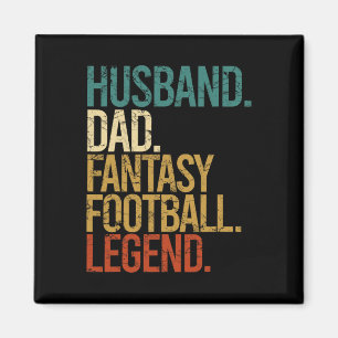 Makehuslegend Fantasy Football Roligt Mans Retro Magnet