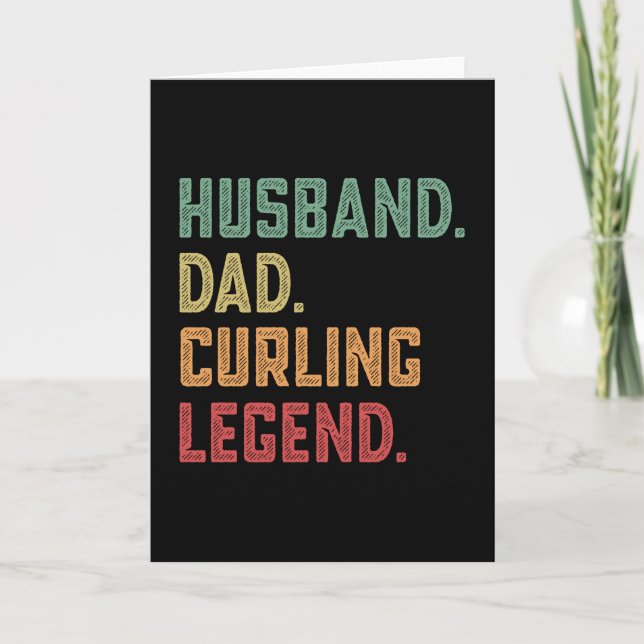 Makehuslegend inom curling sport kort (Framsida)