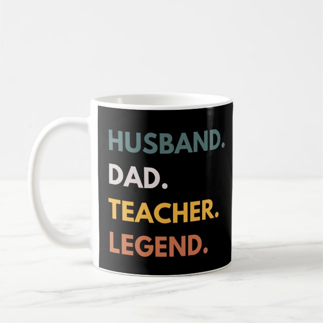 Makehusse Pappa Lärare Legend Rolig Professorer Kaffemugg (Vänster)
