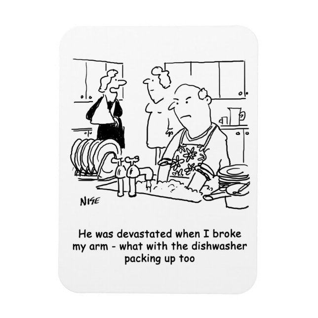 Makehustru tvättar disken magnet (Vertikal)