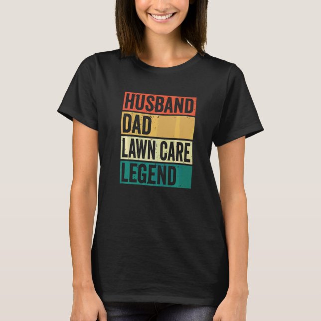 Makelegende pappa gräsklippare t shirt (Framsida)