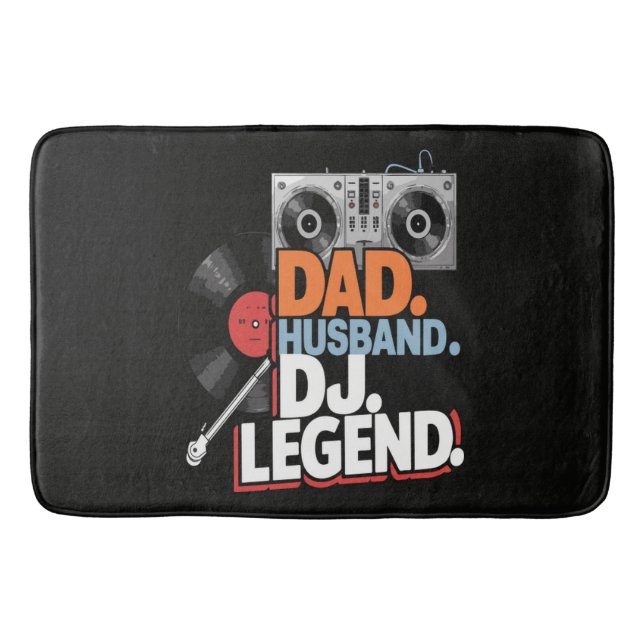 Makelegentisk DJ pappa Badrumsmatta (Framsidan)