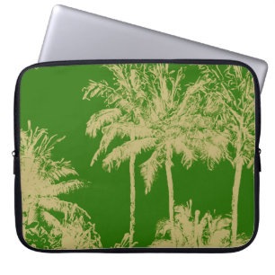 Makena Beach Hawaiian Sketchy Handflatan Wetdräe Laptop Sleeve