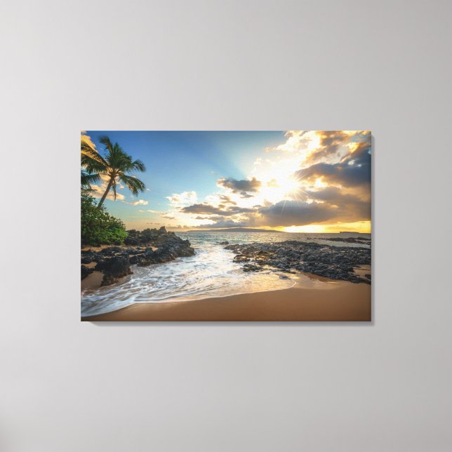 Makena Beach | Makena Cove Canvastryck (Framsida)