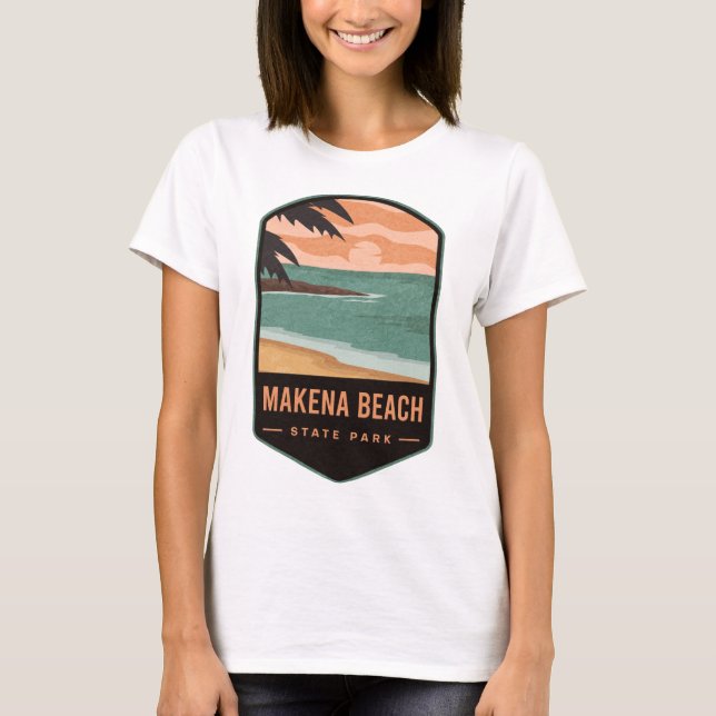 Makena Beach State Park T Shirt (Framsida)