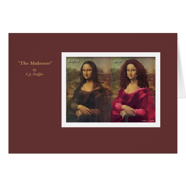 'Makeover'en Hälsningskort (Framsidan Horizontal)