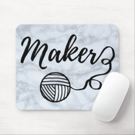 Maker Crafts & Yarn Typography Faux Marble Struktu Musmatta