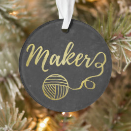 Makerbåtar och garntypografi, faux guldgolv
