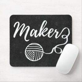 Makerbåtar och garntypschalkboard Struktur Musmatta