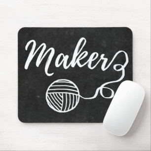 Makerbåtar och garntypschalkboard Struktur Musmatta