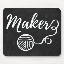 Makerbåtar och garntypschalkboard Struktur Musmatta