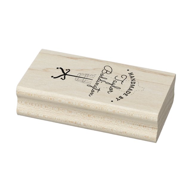 Makerhandgjord Mode Namn Frimärke Stämpel (Stämpel)