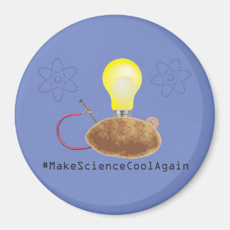 #MakeScienceCoolRec- Potato round magnet