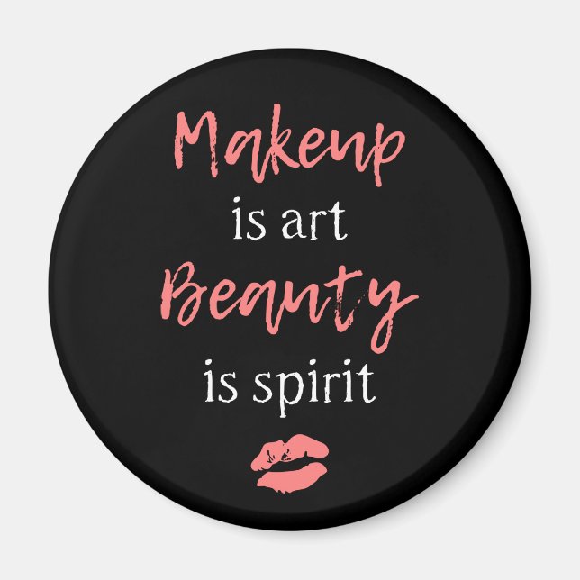 Makeup är konst Beauty. Magnet (Framsidan)