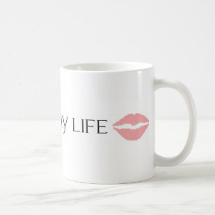 makeup är mitt liv kaffemugg