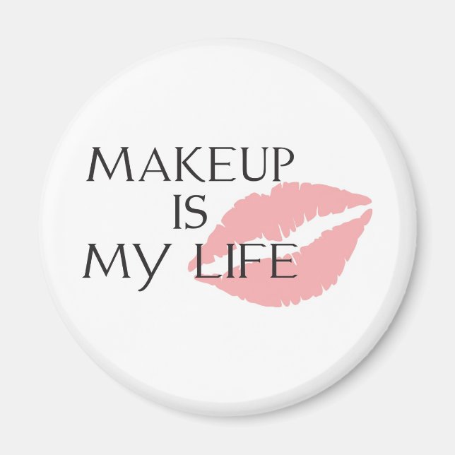 makeup är mitt liv kyssar magnet (Framsidan)