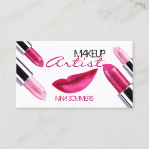Makeup Artist, Affärskort Visitkort