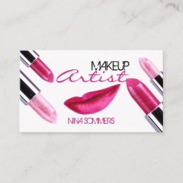 Makeup Artist, Affärskort Visitkort