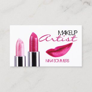 Makeup Artist Affärskort Visitkort
