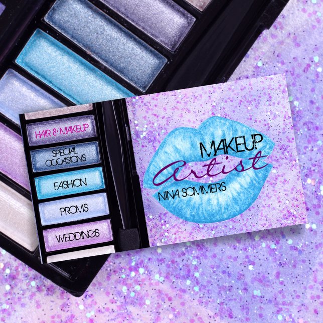 Makeup Artist Affärskort Visitkort (Skapare uppladdad)