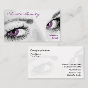 Makeup Artist Affärskorts Visitkort