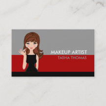 Makeup Artist Affärskorts