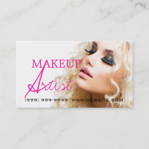 Makeup Artist Beauty Cosmetology Salon Visitkort