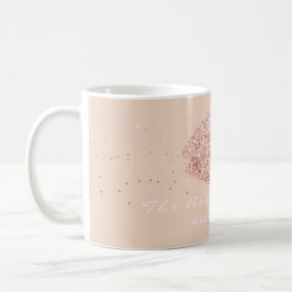 Makeup Artist Beauty Ro Guld Confetti Glitter Kaffemugg