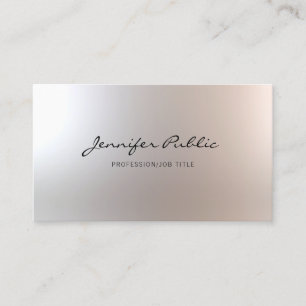 Makeup Artist Beauty Salon Elegant Glamor Plain Visitkort
