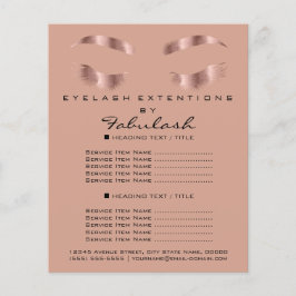 Makeup Artist Beauty Salon Flyer SPA Ro Guld