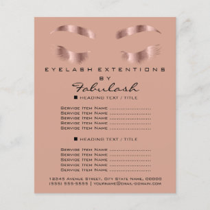 Makeup Artist Beauty Salon Flyer SPA Ro Guld