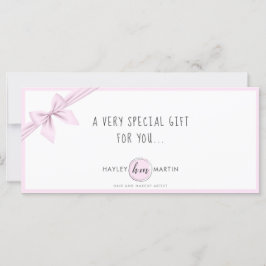 Makeup Artist Beauty Salon Gift-kort