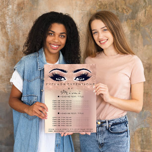 Makeup Artist Beauty Salon Lash Flyer Powder Ro