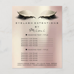 Makeup Artist Beauty Salon LashFlyer Ro Flygblad