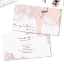 Makeup Artist Beauty Salon Ro Guld Glitter Woman