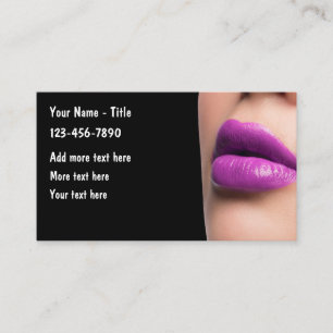 Makeup Artist Beauty Themes Affärskort Visitkort