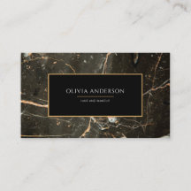 Makeup Artist Black Guld Glitter Marble Agate