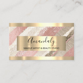 Makeup Artist Bloggare Influencer Ro Guld Visitkort