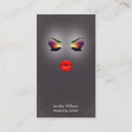 Makeup Artist Business Card Visitkort