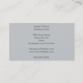 Makeup Artist Business Card Visitkort