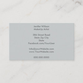 Makeup Artist Business Card Visitkort