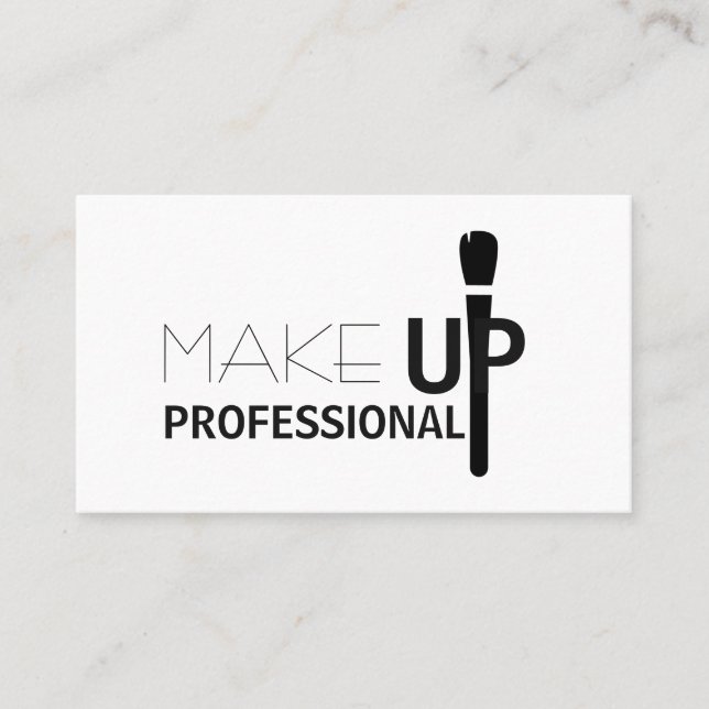  MAKEUP ARTIST BUSINESS CARD VISITKORT (Framsida)
