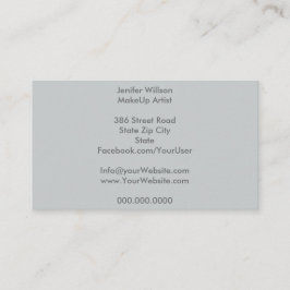 Makeup Artist Business Card Visitkort