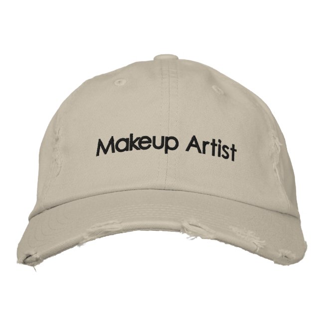Makeup Artist Comfy Hat Broderad Keps (Framsida)